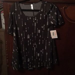 LuLaRoe XS Perfect T arrows